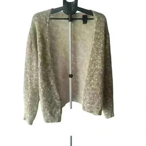 Bartolini Womens Mohair Alpaca Blend Multicolor Floral Cardigan Sweater Sz M EUC